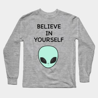 Cool Alien T-Shirt Long Sleeve T-Shirt